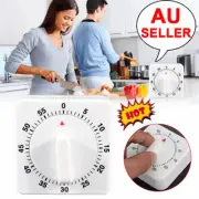 Kitchen Cooking Baking Timer Wind Up Mechanical Clock Alarm Reminder ET