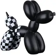 Resin Dog Art Sculpture, Balloon Dog Animal Art Sculpture, Balloon Dog Decoration Statues, Abstract Balloon Dog Sculpture, Graffiti Balloon Dog Fashion Balloon, Resin Craft Modeling Home Decoration