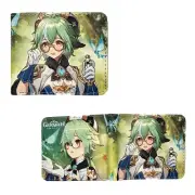 New Sucrose GENSHIN IMPACT BiFold Wallet Standard Size Credit Card Billfold