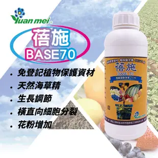 免登記植物保護資材-蓓施BASE70(天然海草精)有機肥料、鉀肥、花卉肥、蔬菜水果肥 有機肥 液態肥料