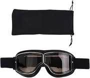 Mipcase Winter Goggles for Skiing Snowboarding and Motorcycle Riding Coating Comfortable Sponge Padding Black Frame with Brown Lenses for Outdoor