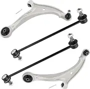 MS601007 MS601008 K750304 Car Control Arms Front Lower w/Ball Joints Stabilizer Sway Bar Links Left & Right for Honda Odyssey 3.5L 2005-2010, Pack of 4