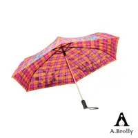 在飛比找momo購物網優惠-【A.Brolly 亞伯尼】白金漢3折自動開收傘x1入(顏色