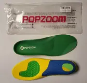 Popzoom Heavy Duty Arch Support Plantar Fasciitis Orthotic Insoles for Men Med.
