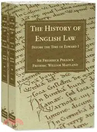 在飛比找三民網路書店優惠-The History of English Law Bef