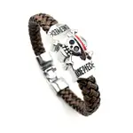 ANIME PERIPHERY ONE PIECE SKULL LOGO MEN'S PUNK BRACELET STU