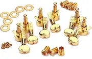 Vaguelly 6 Pack Guitar Tuning Pegs Metal Tuners Machine Heads Size 3.8x2.2x1.5cm for Electric Acoustic
