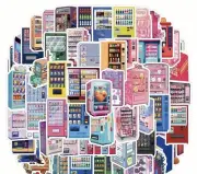 10 Random Vending Machine Stickers
