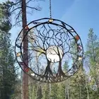 Circle Of Life-Metal Tree Wall Art Room Sculpture Plaque Home Decor Hanging