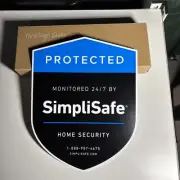 SimpliSafe Home Security Yard Sign With Stake