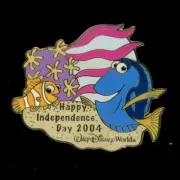WDW 4th of July Independence Day Nemo Dory LE Disney Pin 31026