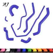 Blue Silicone Radiator Water Hose For Fiat Abarth 500 595 695 All Versions MT