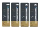 16X Parker Quink Flow Ball Point Pen BP Refill Refills Fine Nib Blue Ink