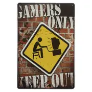 Gamers Only Keep Out Sign 30x20cm