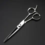 Hair Cutting, 6inch Professional 440c Steel Scissor Silver Cutting Barber Haircut thinning Shears Hairdresser