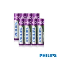 在飛比找誠品線上優惠-Philips 飛利浦 低自放鎳氫充電電池AAA 4號(80