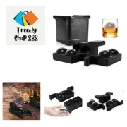 Clear Ice Ball Maker Mold - Whiskey Ice Ball Maker Large 2.4 Inch - Crystal C...