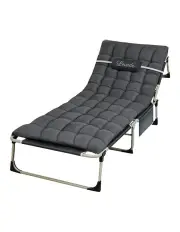 [Levede] Folding Camping Bed in Dark Grey