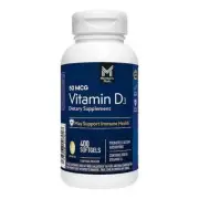 Member's Mark Vitamin D3, 50 mcg, 400 ct.