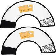 2pcs Pet Collar Cat Collar Dog Collar Neck Collar Pet Cone Anti- Bite Lick Healing Collar Neck Cone Cat Cone for Dogs After Surgery Cat Neck Circle Cosmetic Elizabeth Circle Pp