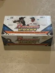 2021 Bowman Draft Baseball Jumbo Hobby Box 3 Autos