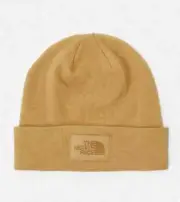 The North Face Dock Worker knit Beanie Hat Beige One Size Adults BNWT RRP £30
