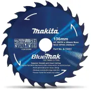 Makita B-15051 - Circular Saw Blade 136 x 20mm 24T Blue Mak