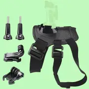 Adjustable Dog Pet Harness Back Mount Strap for GoPro HERO 9 8 7 6 5 + 2 J-Hooks