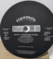 Flexovit 356 x 25.4mm Metal Cutting Wheel Chop Saw Old Stock