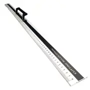 Jakar 1M Metal Cutting Ruler + Handle Art Craft Magnetic Safety Metric Rule