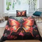 Printing Cartoon Kitten Bed Linen Cat Bedding Single With Zip And