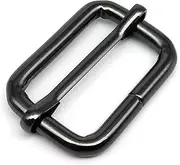 Metal High Quality Thickened Leather Bag Backpack Shoulder Strap Belt Rectangle Tri-glide Adjust Roller Pin Buckle Slider O Ring