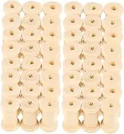 Gadpiparty 100Pcs Thread Holders Convenient Weaving Bobbins for Crafts Sewing Knitting Smooth Surface Spools for DIY Lovers Quilting Supplies