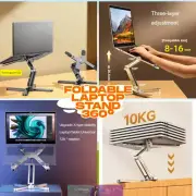 Foldable Laptop Stand 360°Rotation Notebook Table Aluminum Alloy Holder Portable
