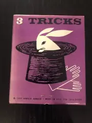 1959 Arnold Arnold Ed-U-Cards 3 TRICKS Matchless Matchbook Game Brain Teasers