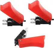 3pcs Repair Switch Welding Torch Switch Torch Trigger Switch Torch on off Switch Torch Start Button Switch Fine Tuned Sensitivity Switch Torch Start Stop Switch Red Plastic