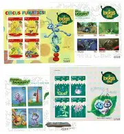 Sellos Walt Disney Bugs life Bichos Pixar Disney stamps Palau