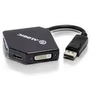 ALOGIC 3in1 DisplayPort to HDMI DVI VGA Adapter Male to 3Female DP-VGDVHD-ADP