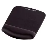 Fellowes PlushTouch Mouse Mat with Wrist Support Featuring Microban Antimicrobia