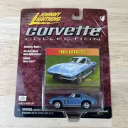 Johnny Lightning Corvette Collection Blue 1965 Corvette 1:64 New Unopened