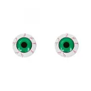 Trik Topz Valve Caps Eyeballs Green SV Intended For Use With Schrader Valves