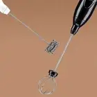H Electric Milk Frother Handheld ABS 304 Stainless Steel Mini Foam Maker For Cof