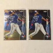 2020 Topps Chrome Vladimir Guerrero Gold Cup Lot x2 Base Toronto Blue Jays