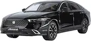 Scale Finished Model Car 1:18 Scale Die-cast Vehicles for Honda Accord Luxury Sedan Model Collectible Car Home Display Miniature Replica Car(Blue)