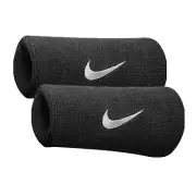 Nike Swoosh Doublewide Wristband Black