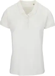 [SOL'S] SOLS Womens/Ladies Planet Piqué Organic Polo Shirt (UK Size: 16 UK - 18 UK) (Off White)
