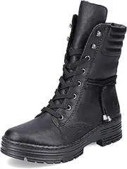 [Rieker] X8521 Women's Lace-Up Ankle Boots, Loose Insole