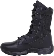 [MUTERUN] Men‘s 8 inch Tactical Military Combat Swat Desert Boots Hiking BootsTrekking Backpacking Outdoor Work Boots with Zipper