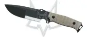 Fox Knives Sherpa Fixed Blade Knife FX-610 D2 Semi-OD Green Micarta