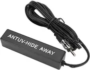Antenna, Tv Antenna Outdoor Amplifier 12V Universal Electronic Stereo AM/FM Radio Hidden Amplified with 77" Power and Cable for Car Ship RV